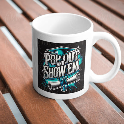 Class of 2025 Graduation PNG: Graffiti Style Cap & Diploma (Digital Download