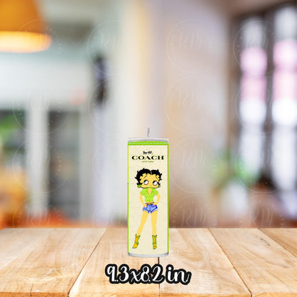 Purse Tumbler Template, Green Designer Purse, Editable Tumbler Template, Custom Digital Purse Wrap, Gift for Her, Canva DIY