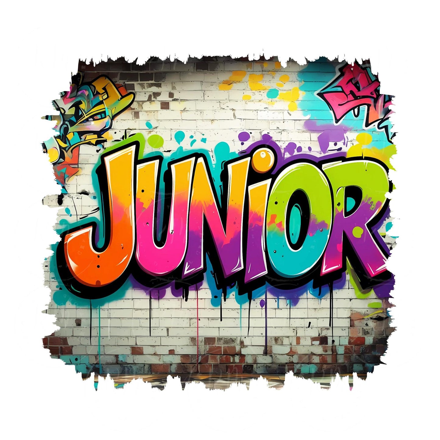 Junior Class Graffiti Design: High School Spirit PNG (Digital Download)