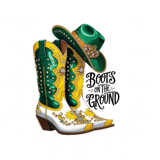 Rhinestone Cowboy Boots Clipart: Western Glam Cowgirl Art (Digital Download)