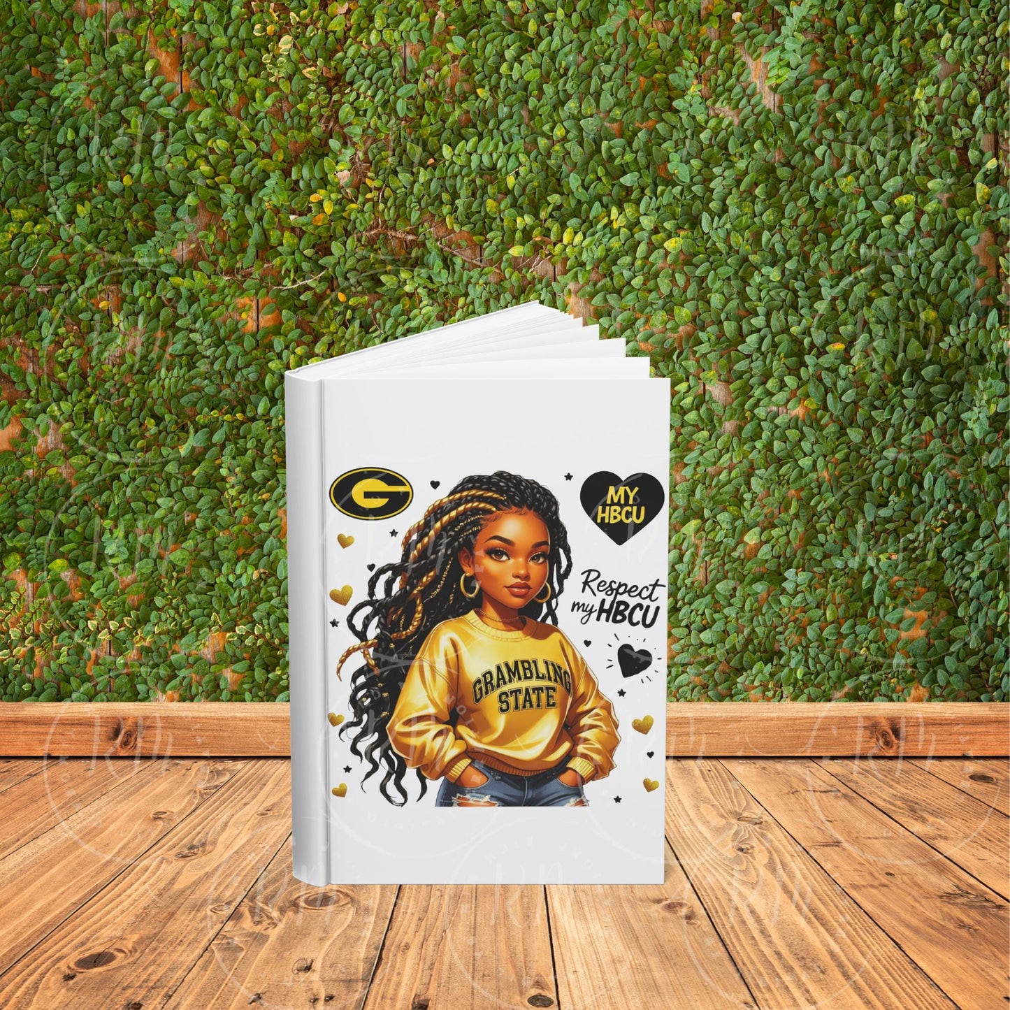 Grambling State University Clipart: Black Woman PNG, HBCU Design (Digital Download)